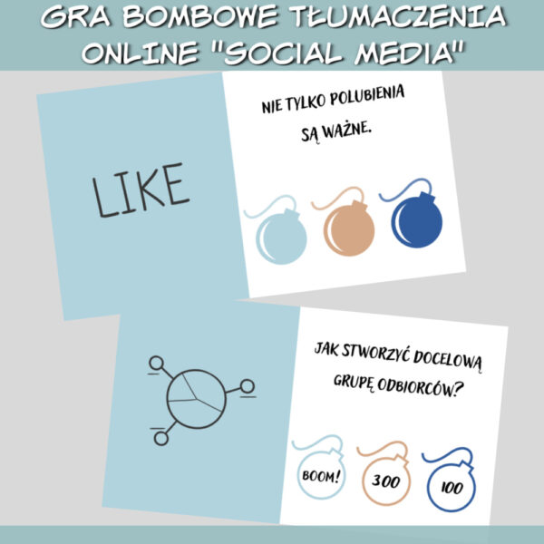 Gra online Bombowe tłumaczenia Social Media