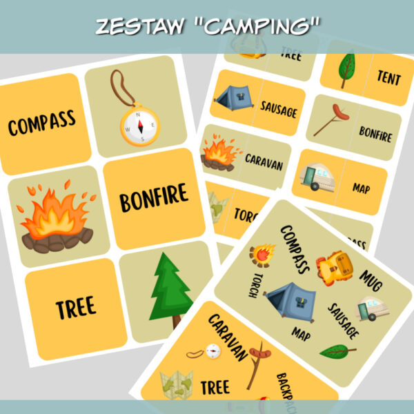 Zestaw do druku Camping