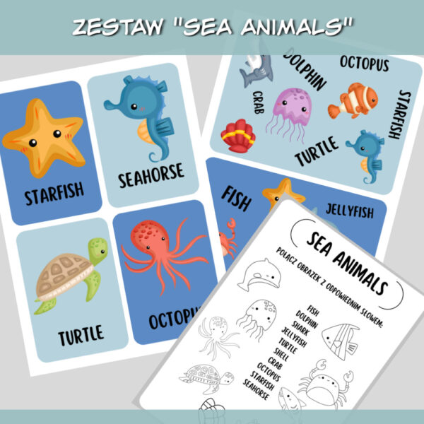 Zestaw do druku Sea Animals