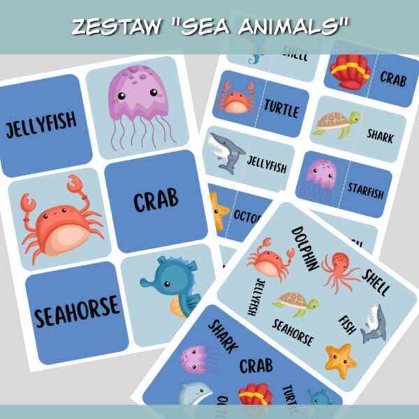 Zestaw do druku Sea Animals