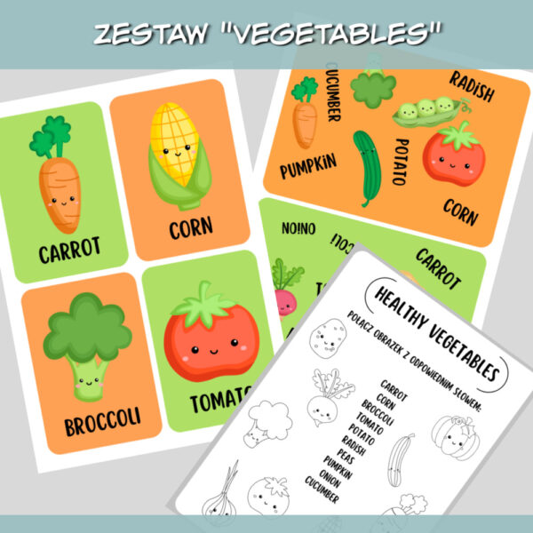 Zestaw do druku Vegetables