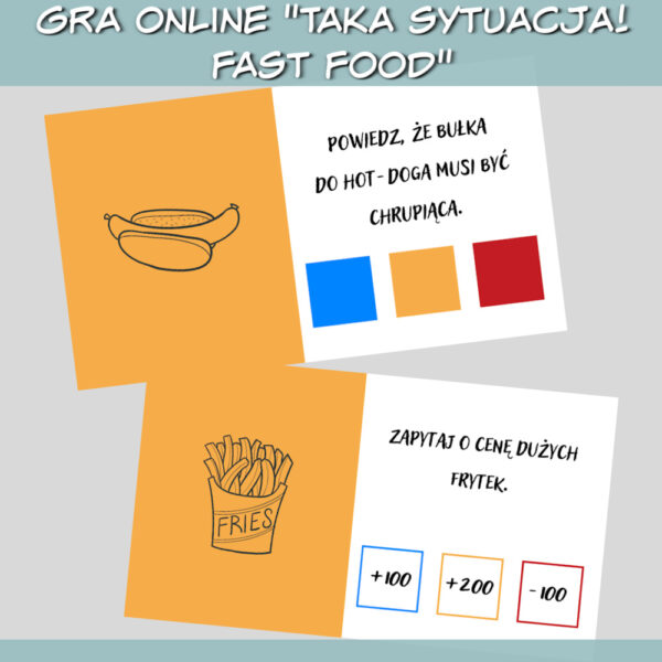 Gra online Taka sytuacja! Fast Food