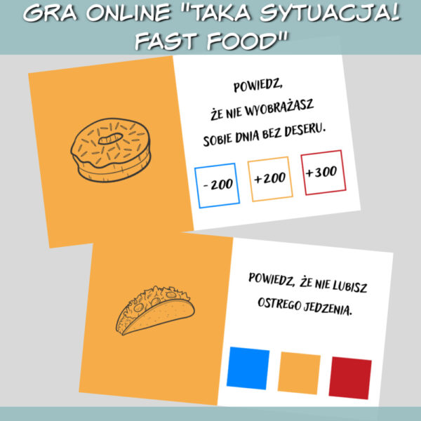 Gra online Taka sytuacja! Fast Food