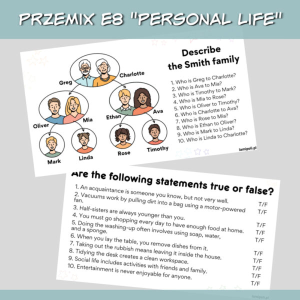 PrzeMIX E8 Personal life online