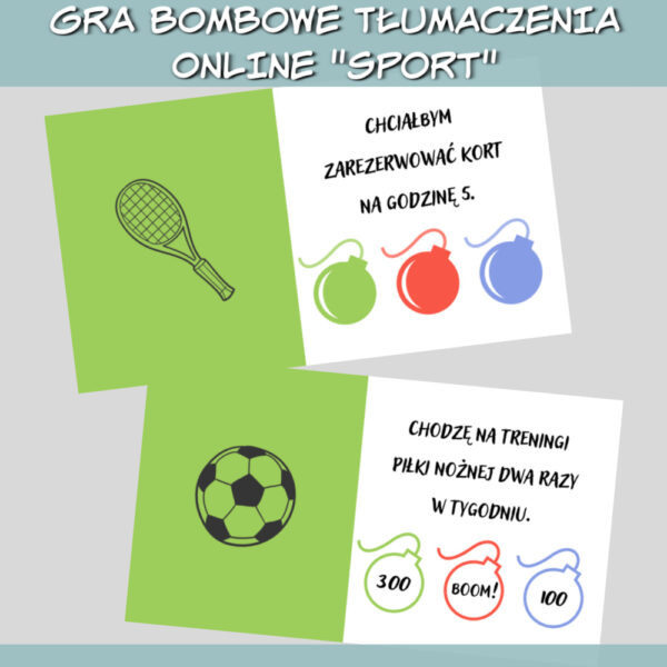 Gra online Bombowe tłumaczenia Sport