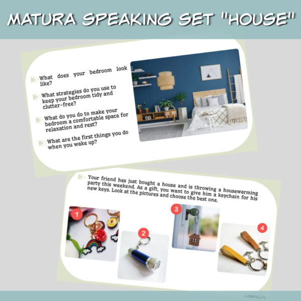 Matura speaking set House online